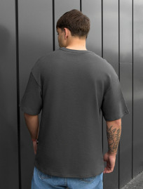 Koszulka Staff be dark gray oversize