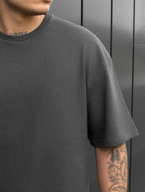 Koszulka Staff be dark gray oversize