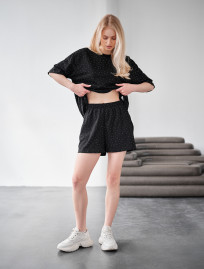 Komplet koszulka + spodenki Staff za black oversize