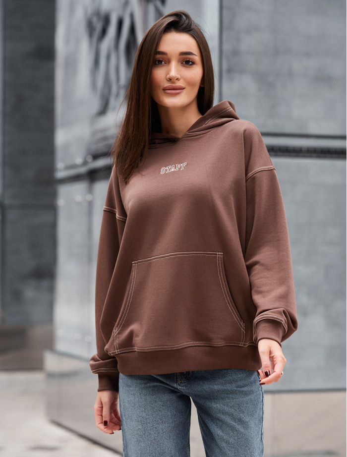 Bluza Staff ue brown oversize