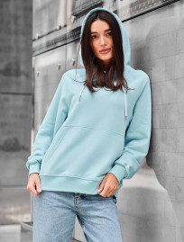 Bluza Staff amo light blue logo oversize