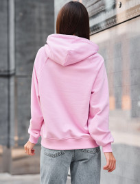 Bluza Staff amo light pink logo oversize