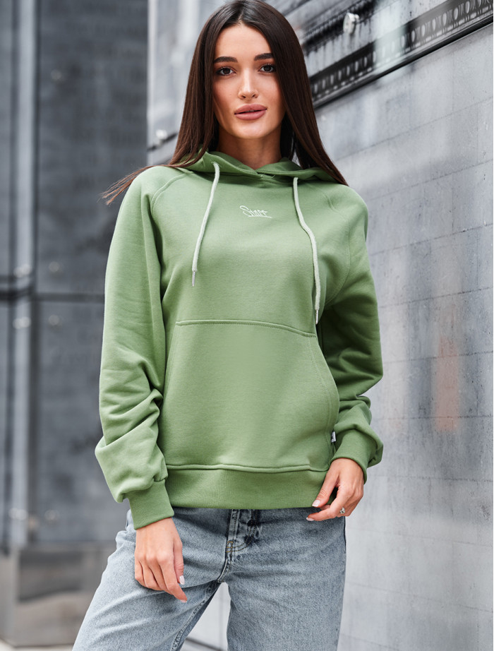 Bluza Staff amo green logo oversize