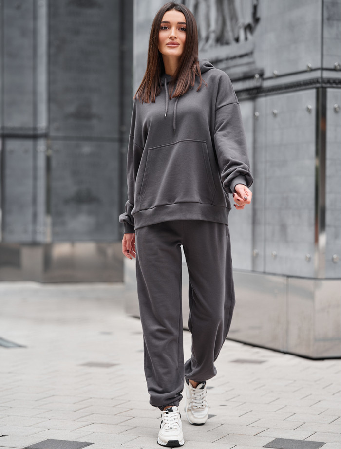 Dres Staff po dark gray oversize