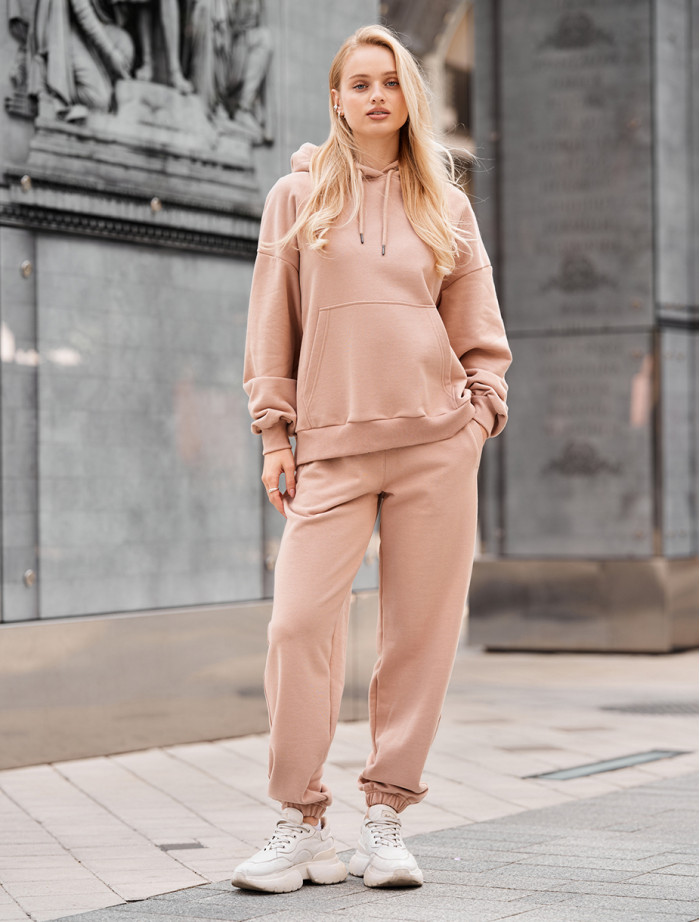 Dres Staff po dark beige oversize