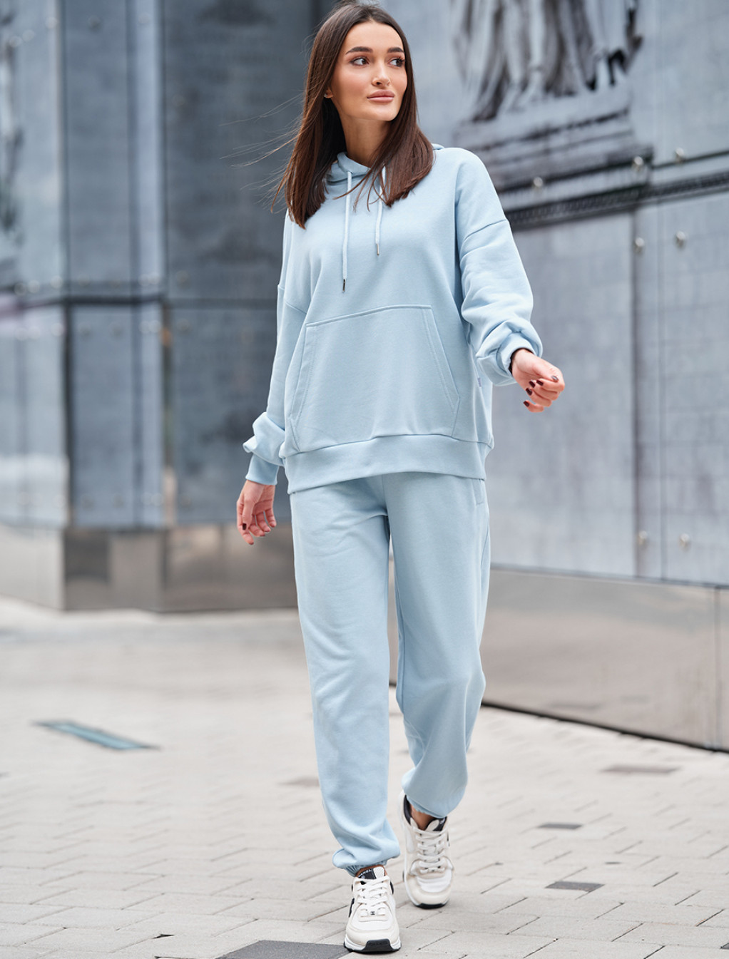 Dres Staff po light blue oversize