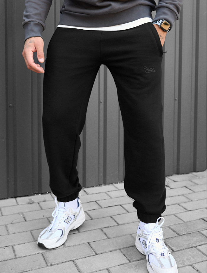 Spodnie sportowe Staff mil logo black