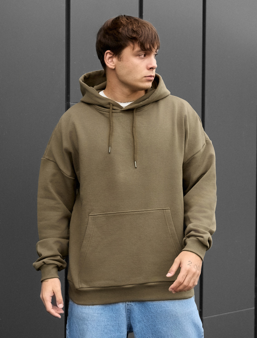 Bluza Staff brown oversize