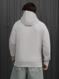 Bluza Staff light gray logo zip