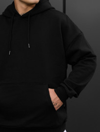 Bluza z kapturem Staff black oversize