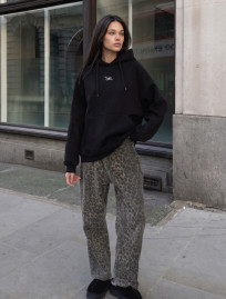 Bluza Staff amu black oversize fleece