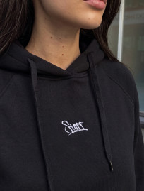 Bluza Staff amu black oversize fleece
