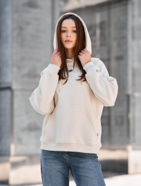 Bluza Staff amu milk oversize fleece