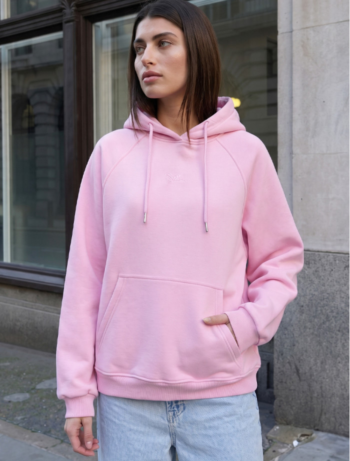 Bluza Staff amu pink oversize fleece