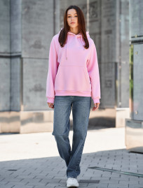 Bluza Staff amu pink oversize fleece