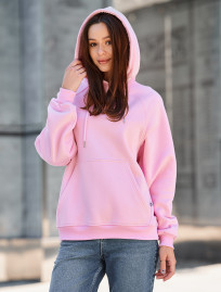 Bluza Staff amu pink oversize fleece