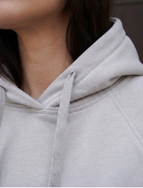 Bluza Staff amu light gray oversize fleece