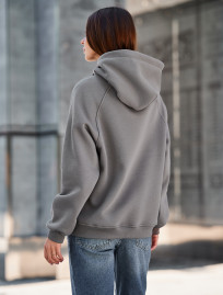 Bluza Staff amu gray oversize fleece