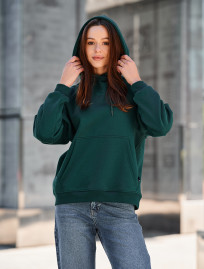 Bluza Staff amu green oversize fleece