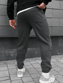 Joggery Staff fad dark gray fleece