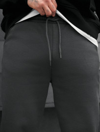 Joggery Staff fad dark gray fleece