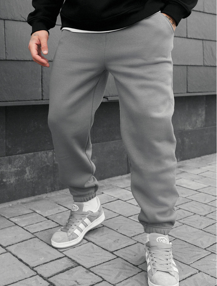 Joggery Staff fad gray fleece