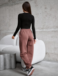 Spodnie dresowe Staff nova brown fleece