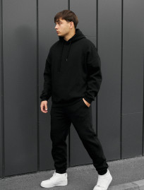 Dres Staff bel black oversize fleece