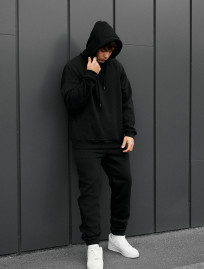 Dres Staff bel black oversize fleece