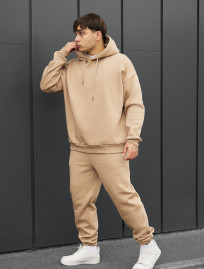 Dres Staff bel beige oversize fleece