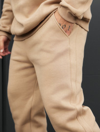 Dres Staff bel beige oversize fleece