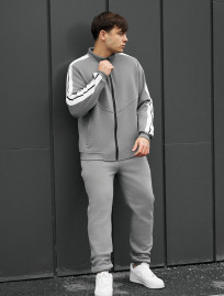 Dres Staff sav light gray zip fleece