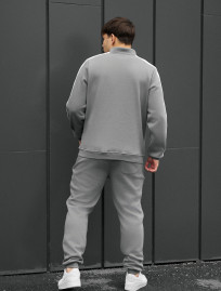 Dres Staff sav light gray zip fleece