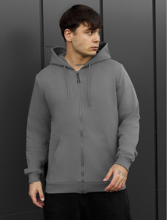 Bluza Staff zip gray