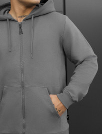 Bluza Staff zip gray