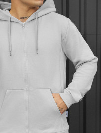 Bluza Staff zip light gray