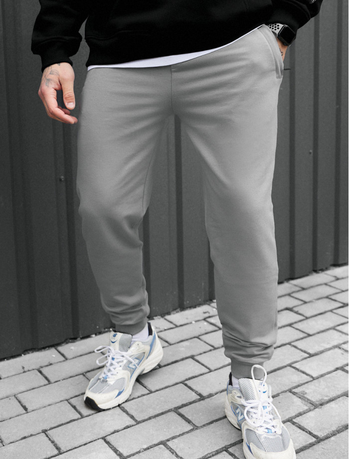 Spodnie sportowe Staff go light gray