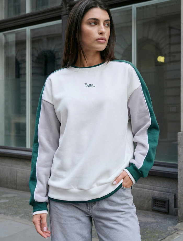 Bluza damska Staff in logo 1 oversize fleece