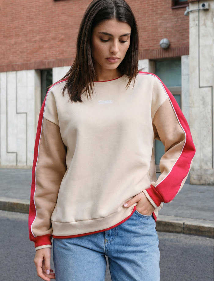 Bluza Staff in logo 2 oversize fleece