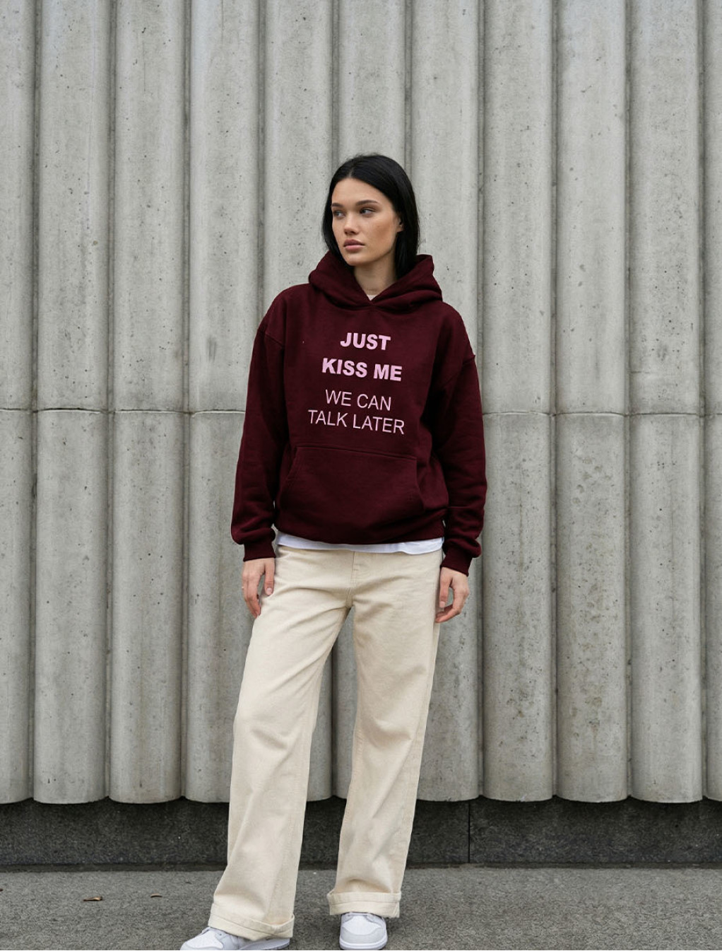 Bluza Staff kiss me oversize