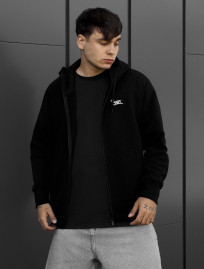 Bluza Staff black logo zip