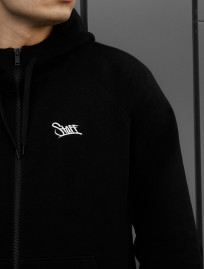 Bluza Staff black logo zip