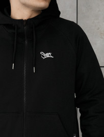Bluza Staff black logo zip