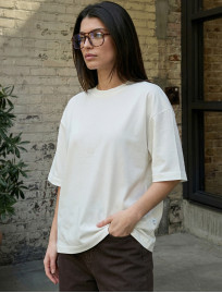Koszulka Staff del white oversize