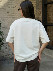 Koszulka Staff del white oversize