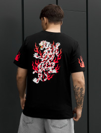 Koszulka Staff logo & fire tiger