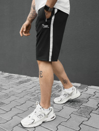 Spodenki Staff til logo black & light gray