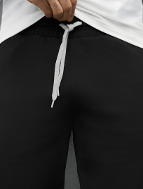 Spodenki Staff til logo black & light gray