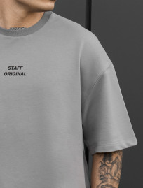 Komplet koszulka + spodenki Staff no gray oversize