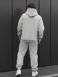 Dres Staff fiv gray melange logo fleece